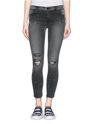 Main View - Click To Enlarge - J BRAND - 'Photo Ready' cropped skinny jeans