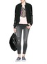 Figure View - Click To Enlarge - J BRAND - 'Photo Ready' cropped skinny jeans