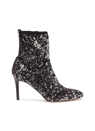 Main View - Click To Enlarge - SAM EDELMAN - 'Olson' sequin ankle sock boots