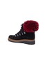 Detail View - Click To Enlarge - SAM EDELMAN - 'Bowen' faux fur counter suede hiking boots