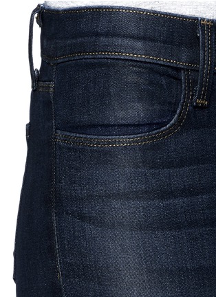 Detail View - Click To Enlarge - J BRAND - 'Close Cut' coated skinny jeans