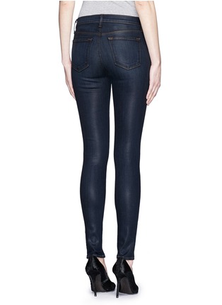 Back View - Click To Enlarge - J BRAND - 'Close Cut' coated skinny jeans