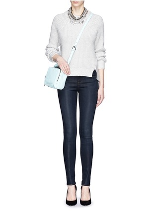 Figure View - Click To Enlarge - J BRAND - 'Close Cut' coated skinny jeans