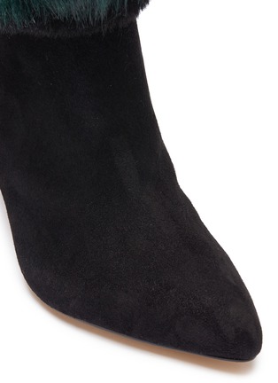 Detail View - Click To Enlarge - SAM EDELMAN - 'Oleana' faux fur cuff suede ankle boots