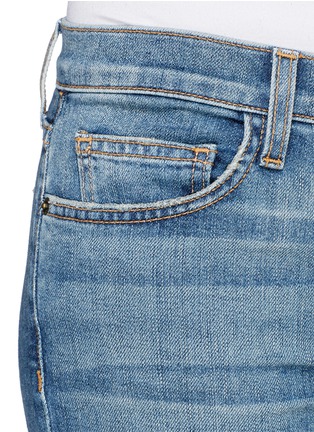 Detail View - Click To Enlarge - CURRENT/ELLIOTT - 'The Cropped Straight' ripped jeans