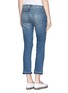 Back View - Click To Enlarge - CURRENT/ELLIOTT - 'The Cropped Straight' ripped jeans