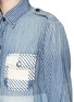 Detail View - Click To Enlarge - CURRENT/ELLIOTT - 'The Perfect' denim patchwork shirt