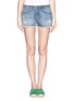 Main View - Click To Enlarge - CURRENT/ELLIOTT - 'The Boyfriend™' ripped shorts