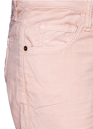 Detail View - Click To Enlarge - CURRENT/ELLIOTT - 'The Fling' cropped corduroy chinos