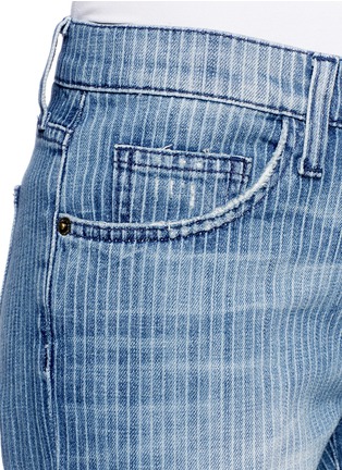 Detail View - Click To Enlarge - CURRENT/ELLIOTT - 'The Fling' pinstripe jeans
