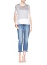 Figure View - Click To Enlarge - CURRENT/ELLIOTT - 'The Fling' pinstripe jeans