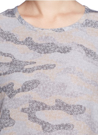 Detail View - Click To Enlarge - EQUIPMENT - 'Riley' lace print camouflage T-shirt