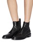 Figure View - Click To Enlarge - VINCE - 'Cabria' leather combat boots