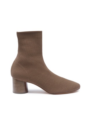 Main View - Click To Enlarge - VINCE - 'Tasha' cylindrical heel sock knit ankle boots