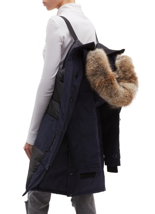 Detail View - Click To Enlarge - CANADA GOOSE - 'Kensington' coyote fur hooded down parka