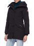 Detail View - Click To Enlarge - CANADA GOOSE - 'Rossclair' coyote fur hooded down coat