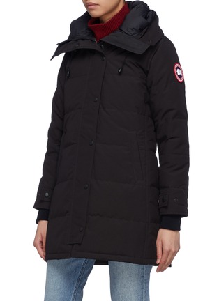 Detail View - Click To Enlarge - CANADA GOOSE - 'Shelburne' detachable coyote fur hooded down puffer parka