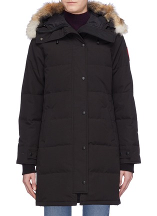 Main View - Click To Enlarge - CANADA GOOSE - 'Shelburne' coyote fur hooded down puffer parka