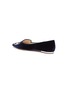 Detail View - Click To Enlarge - SOPHIA WEBSTER - 'Bibi Butterfly' wing embroidered velvet flats