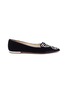 Main View - Click To Enlarge - SOPHIA WEBSTER - 'Bibi Butterfly' wing embroidered velvet flats