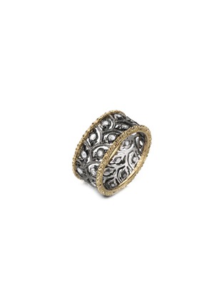 Main View - Click To Enlarge - BUCCELLATI - Ramage' diamond yellow and white gold ring