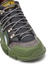  - GUCCI - 'Flashtrek' glass crystal strap colourblock sneakers