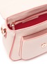 Detail View - Click To Enlarge - SOPHIA WEBSTER - 'Eloise' faux pearl bow leather crossbody bag
