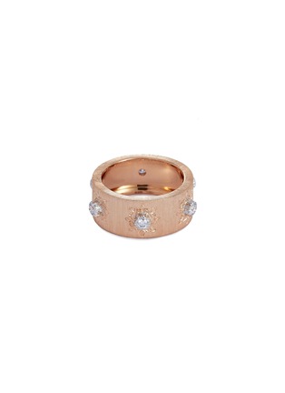 Main View - Click To Enlarge - BUCCELLATI - 'Macri Classica Eternelle' diamond 18k rose gold ring