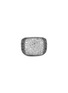 Detail View - Click To Enlarge - JOHN HARDY - 'Classic Chain' diamond rhodium silver signet ring
