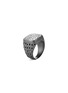 Main View - Click To Enlarge - JOHN HARDY - 'Classic Chain' diamond rhodium silver signet ring