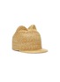 Main View - Click To Enlarge - MAISON MICHEL - 'Jamie' cat ear wheat straw cap