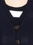 Detail View - Click To Enlarge - TORY BURCH - 'Simone' shrunken Merino wool cardigan