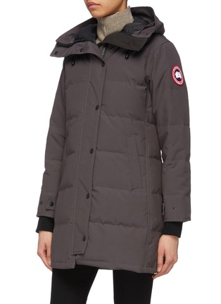 Detail View - Click To Enlarge - CANADA GOOSE - 'Shelburne' coyote fur hooded down puffer parka — Fusion Fit