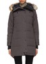 Main View - Click To Enlarge - CANADA GOOSE - 'Shelburne' coyote fur hooded down puffer parka — Fusion Fit