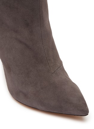Detail View - Click To Enlarge - NICHOLAS KIRKWOOD - 'Mira Pearl' knee high suede boots
