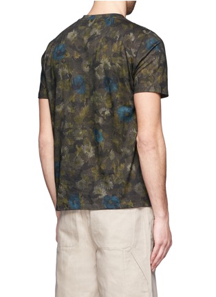 Back View - Click To Enlarge - VALENTINO GARAVANI - Floral camouflage print T-shirt