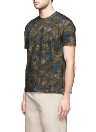 Front View - Click To Enlarge - VALENTINO GARAVANI - Floral camouflage print T-shirt