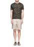 Figure View - Click To Enlarge - VALENTINO GARAVANI - Floral camouflage print T-shirt