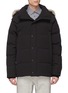 Main View - Click To Enlarge - CANADA GOOSE - Wyndham' coyote fur hooded down puffer jacket