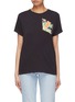 Front View - Click To Enlarge - ATELIER & REPAIRS - 'Surfer' graphic print chest pocket unisex T-shirt
