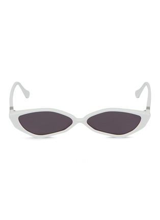 Main View - Click To Enlarge - JINNNN - 'Spy' acetate angular cat eye sunglasses