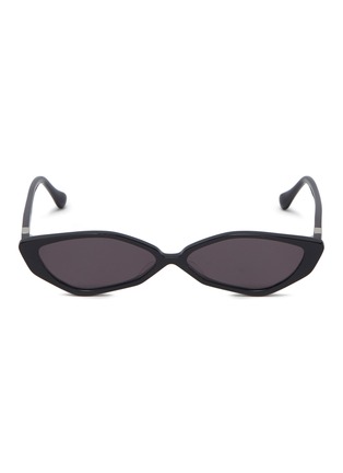 Main View - Click To Enlarge - JINNNN - 'Spy' acetate angular cat eye sunglasses