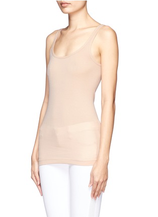Front View - Click To Enlarge - VINCE - Cotton-blend rib-jersey tank top