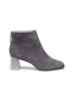 Main View - Click To Enlarge - SOPHIA WEBSTER - 'Stella' strass glass crystal heel suede ankle boots