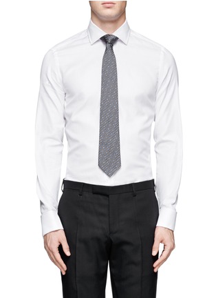 Figure View - Click To Enlarge - PAUL SMITH - Stripe heart print tie