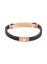 Figure View - Click To Enlarge - JOHN HARDY - 'Classic Chain' onyx bronze leather bracelet