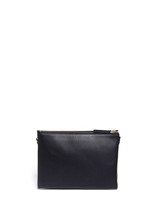 Back View - Click To Enlarge - MARNI - Fold-over front crossbody bag
