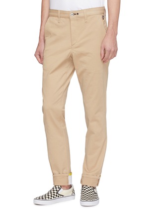 Detail View - Click To Enlarge - RAG & BONE - x Disney Mickey Mouse contrast cuff unisex twill chinos