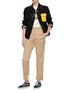 Figure View - Click To Enlarge - RAG & BONE - x Disney Mickey Mouse contrast cuff unisex twill chinos