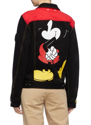 Back View - Click To Enlarge - RAG & BONE - x Disney Mickey Mouse graphic print unisex denim jacket